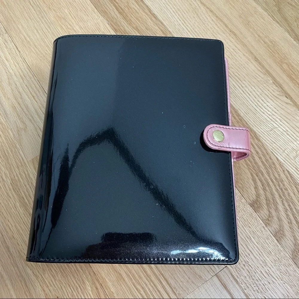 Black Pink Padded Planner Calendar NEW School Home